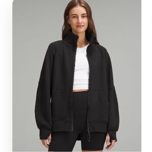 Lululemon oversized Scuba Jacket size M L funnel neck